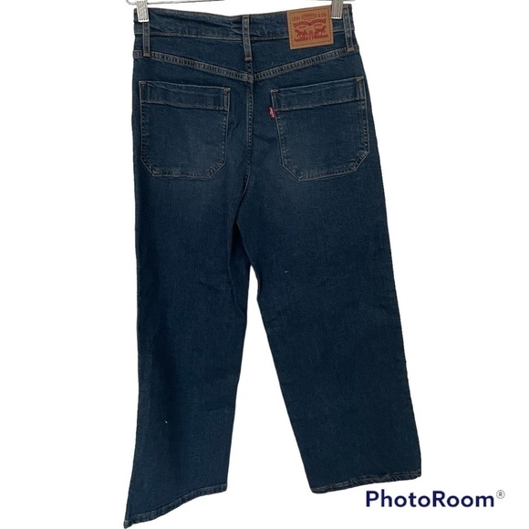 LEVI’S Mile High Cropped Wide Leg Jean - Picture 4 of 5